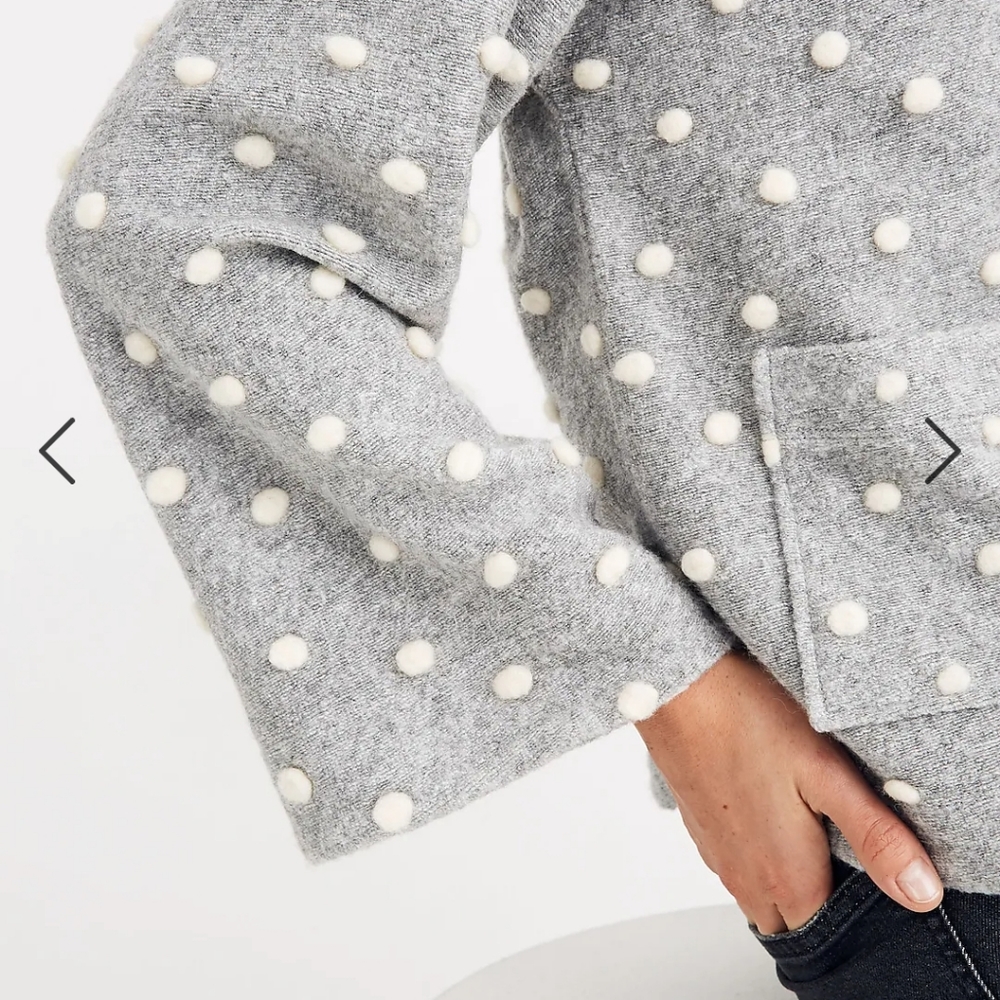 Madewell Texture & Thread Boxy Bobble Cardigan - image 6